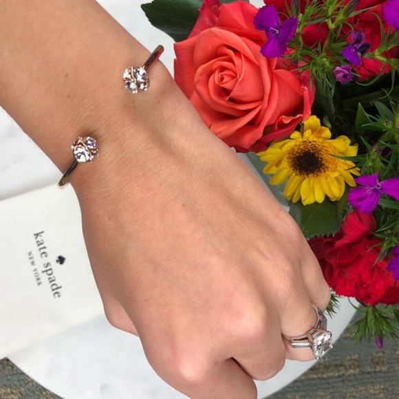 KATE SPADE • Rose Gold Lady Marmalade Cuff Bracelet - Picture 5 of 7